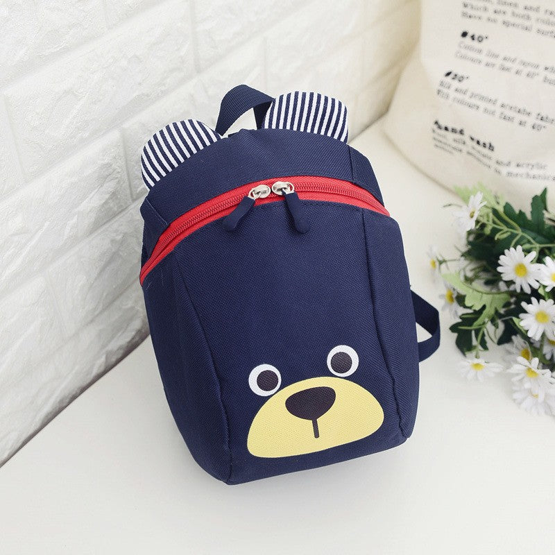 Bear 1-3 Years Old Anti-lost Schoolbag Piggy Cartoon Boys and Girls Kindergarten Primary and Secondary School Backpack