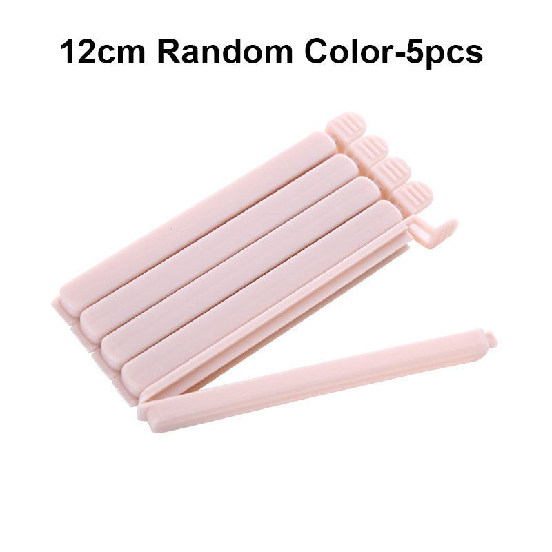 Food Snack Sealing Clip 12/15.5cm Plastic Chip Clips for Food Packages Curved Design Sealing Bag Clips Sealing Food Bag Clips