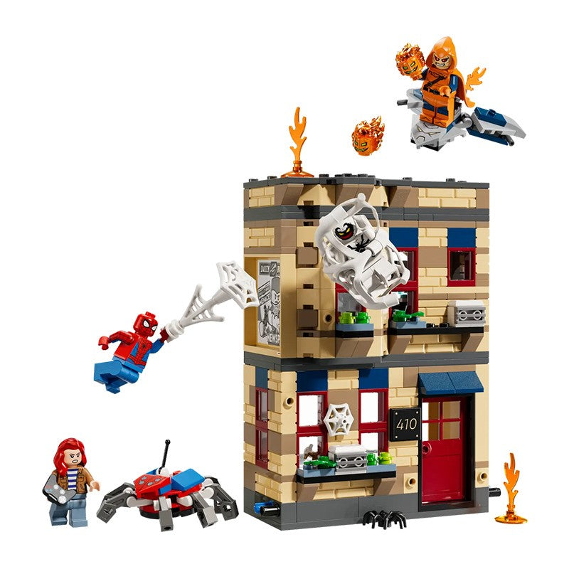 LEGO, Marvel, 76312, Hulk off-road vehicle battle, Thanos, children's building block toy gift
