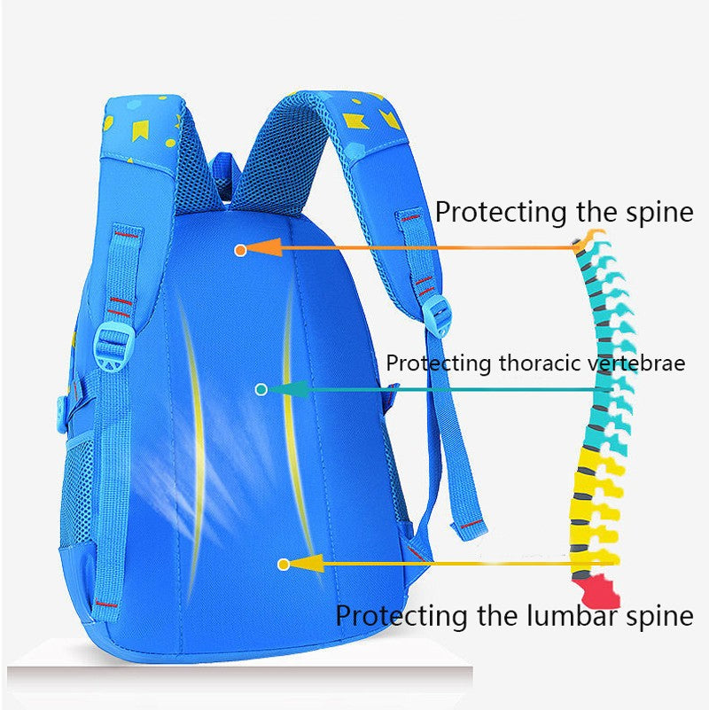 Kid's Shoulder Bag Geometry Pattern Teen Children Backpack Fashion Schoolbag Boy Girl Backpack Book Bag Waterproof Mochila ?