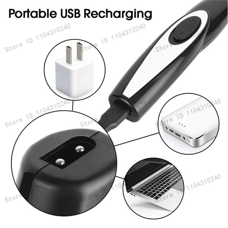 Electric Pet Clipper Grooming Kit for Dogs Reachageable Trimmer Haircut Cat Hair Cutting Remover Quiet Nail Grinder Machine Set