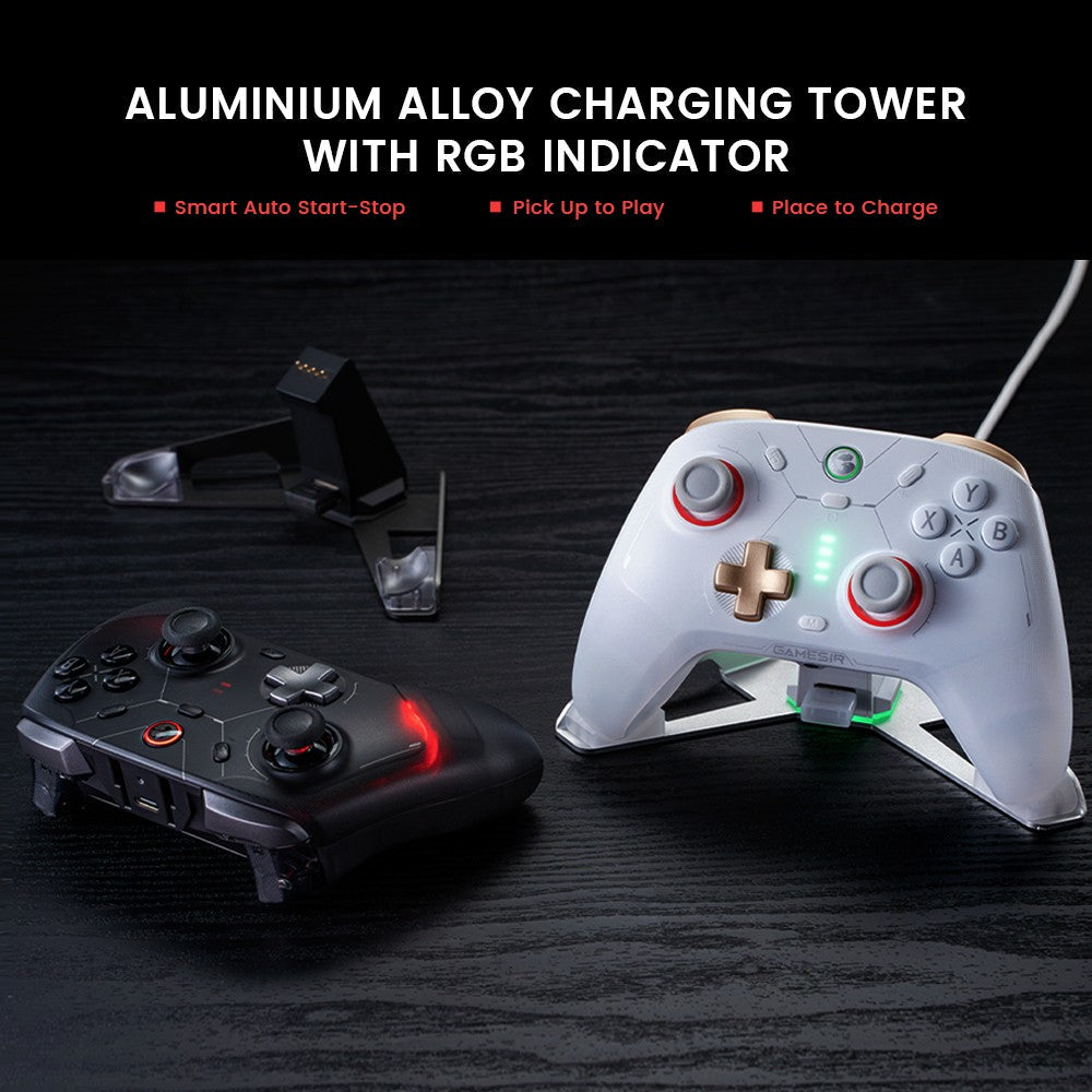 Gamesir Cyclone 2 Wireless Controller with Hall effect Controller for PC Steam Switch ios Andrioid Optional base