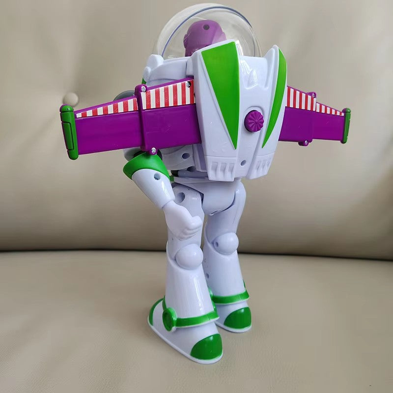 Disney Toy Story Buzz Lightyear Model Toys Piss Electric Walking Robot Doll Action Figure Toy Gift Birthday Toys Model For Kids