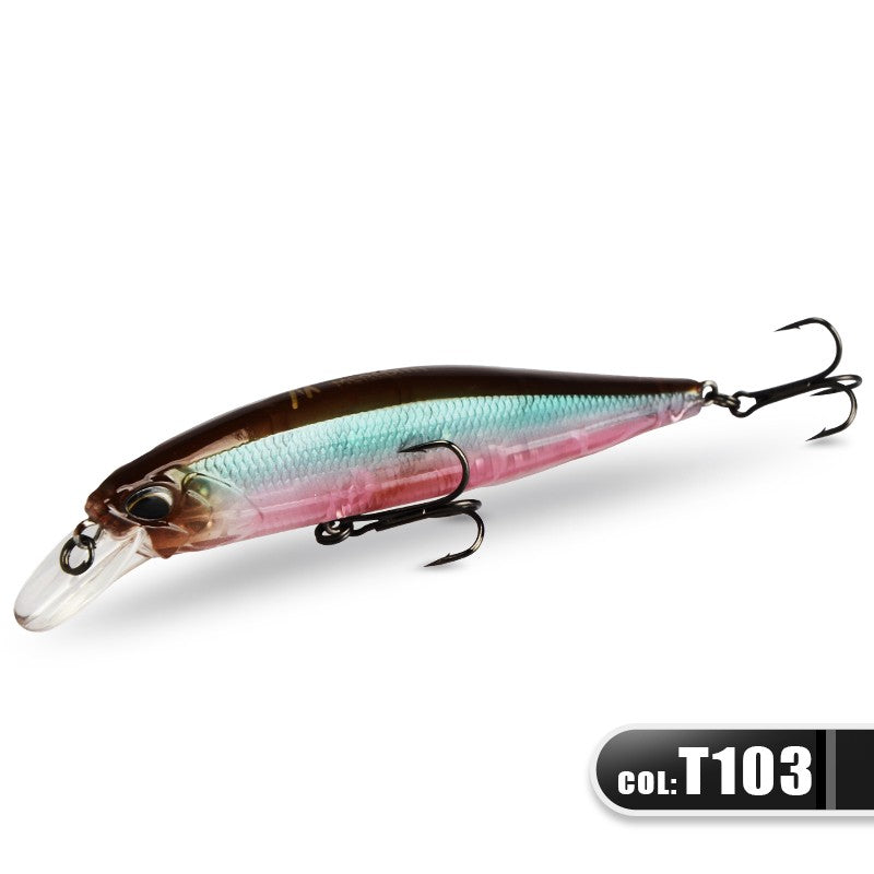 MEREDITH JERK MINNOW 100F 14g Floating Wobbler Fishing Lure 24Color Minnow Lure Hard Bait Quality Professional Depth0.8-1.0m