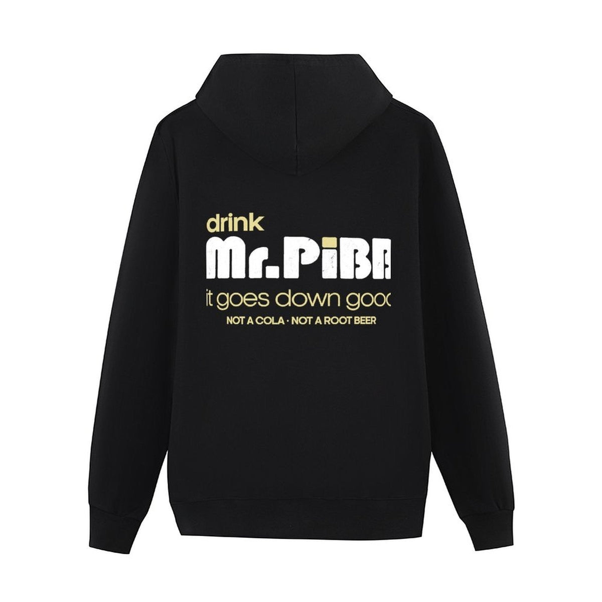 Drink Mr Pibb // Vintage 80s Distressed Style Hoodie fashion men anime clothes blouse aesthetic clothing men's oversize hoodie