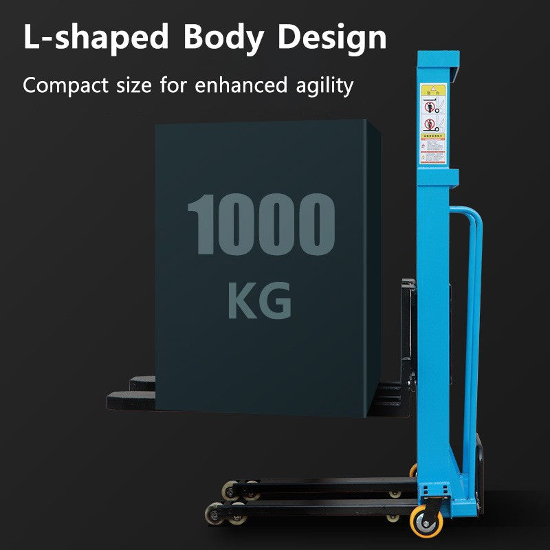 Specialized Portable Electric Truck-Mounted Forklifts 1 Ton 500kg Load Capacity Fully Automatic Lifting Handling Small Forklifts