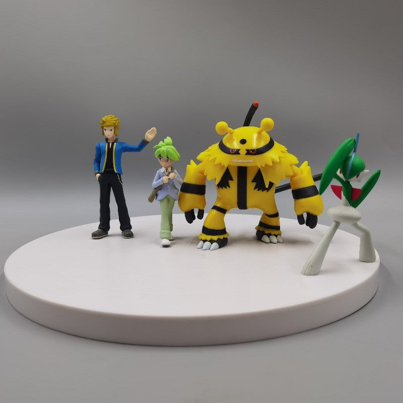 In Stock Pokemon Action Figure Ectoplasma Electabuzz The World of Proportions Anime Model Desktop Ornament Children Toys Gifts
