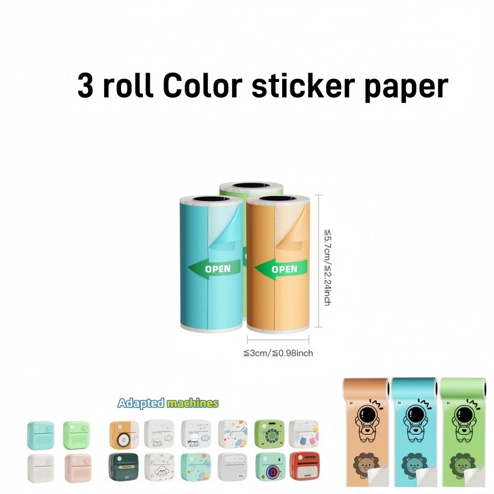 DOLEWA B3 Portable Mini Printers Wireless Bluetooth Inkless Sticker Maker Printer Tag Price Machine for Office School Kitchen