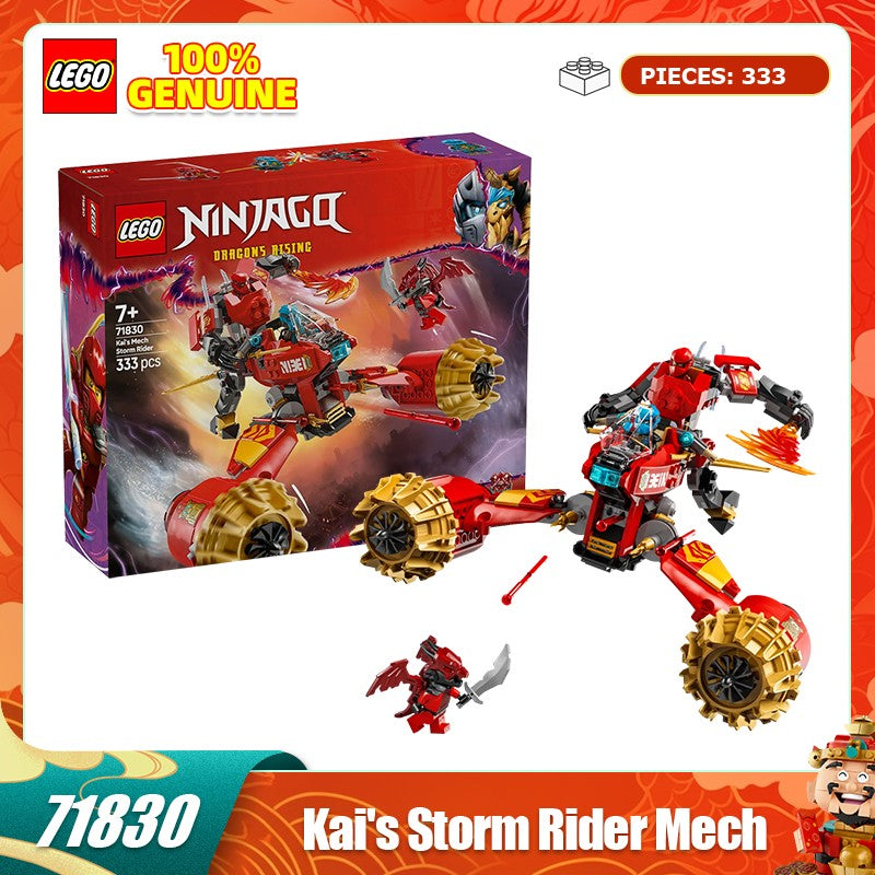 LEGO 71830 Kai's Storm Mech Tank Phantom Ninja Series Toys Children's Building Blocks for Birthday and Christmas Gifts