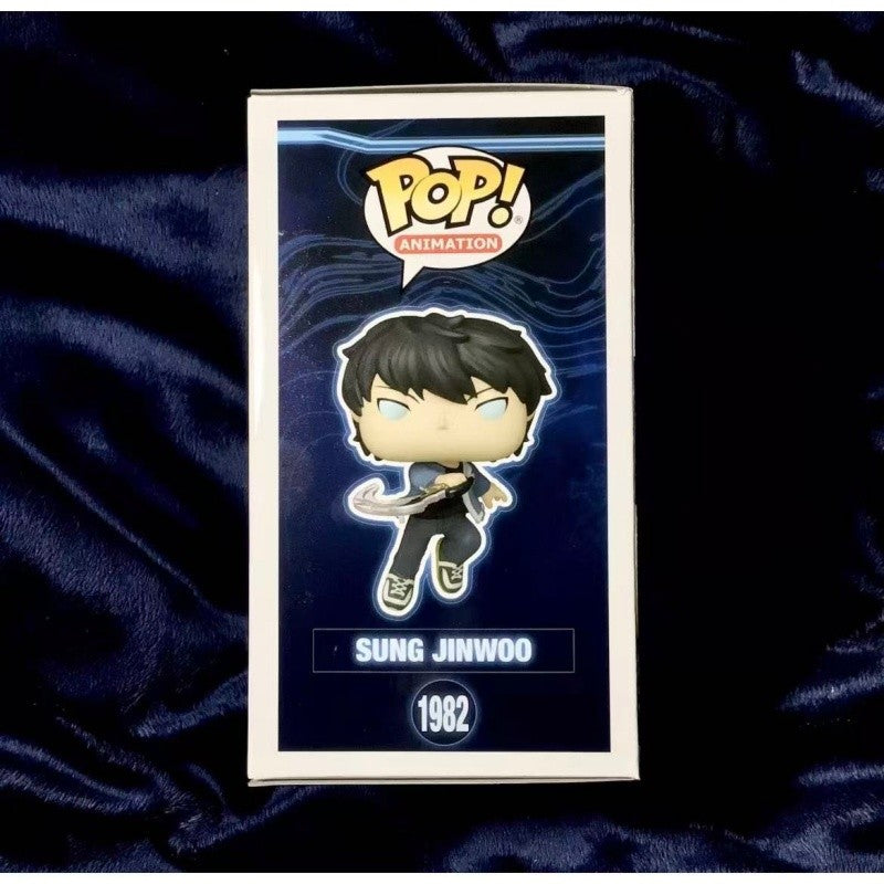 Official Genuine Funko Pop Solo Leveling Sung Jin-Woo Action Doll Model 1982 Limited Edition Hidden Item Vinyl Dolls Gift Toys
