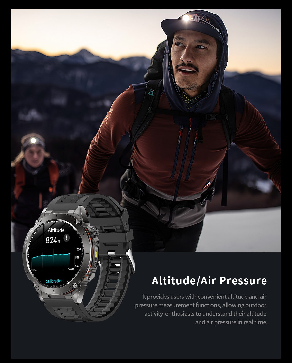 2025 New GUHUAVMI IOS Ultra GPS Smart Watch 10ATM Waterproof Built-in Dual-band GNSS Compass Military Sports Men SWIM Bracelet