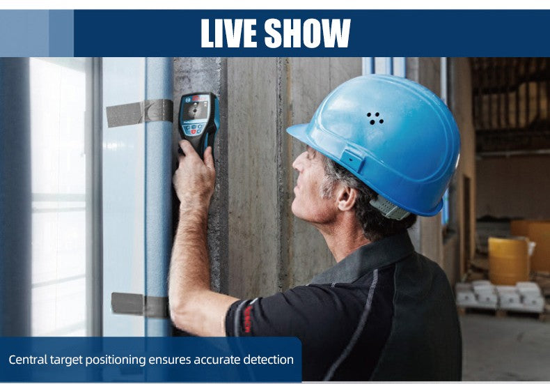 Bosch D-tect 120 Professional Metal Detector Intuitive Radar Scanner For Almost All Materials High-precision Wall Detector