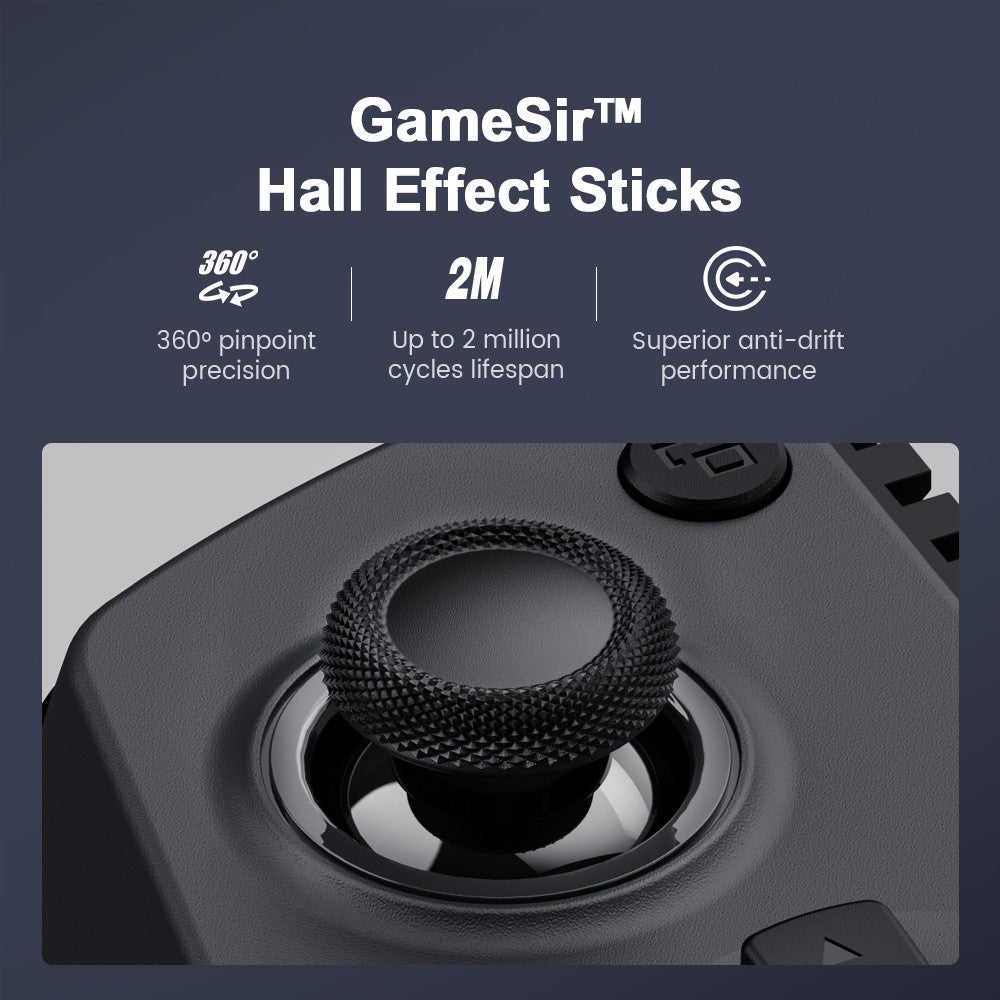 GameSir X5s Wireless Mobile Gaming Controller for Android iOS PC Gamepads Nintendo Switch 2/1 Controle 6-Axis Gyro HD Rumble