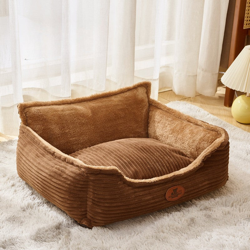 Pet Bed for Dogs and Cats Washable Dog Sofa for Small To Medium Breeds All-Season Mat Cozy Durable Dog Accessories Pet Supplies