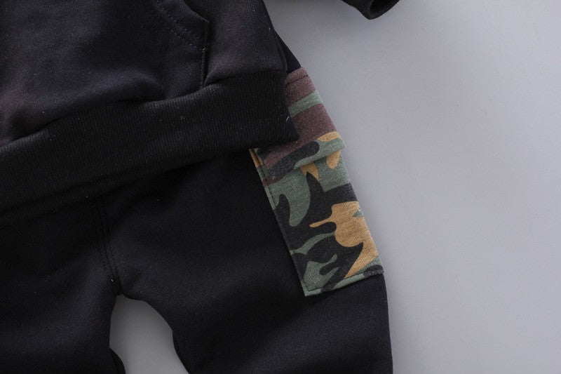 New Spring Autumn Children Clothing Baby Girl Clothes Boys Casual Hooded T-Shirt Pants 2Pcs/Sets Toddler Costume Kids Tracksuits