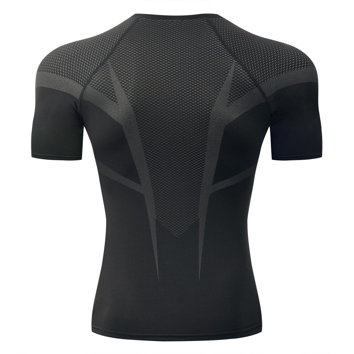 Men's Gym Compression Running Shirt Tight Short Sleeve Sports T-Shirt Fitness Training Workout Breathable Homme Athletic Shirt
