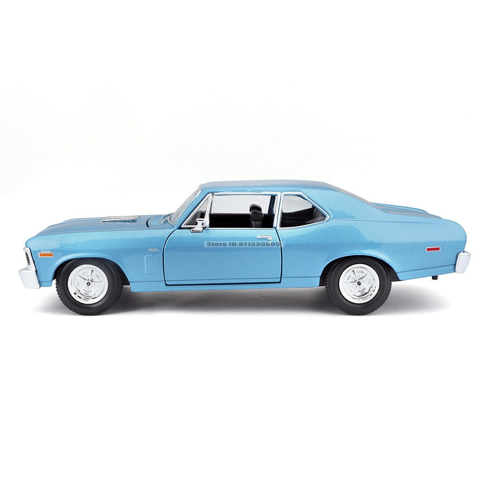 Maisto 1:24 1970 Chevrolet NOVA SS alloy car model die-casting static precision model collection gift toy tide play