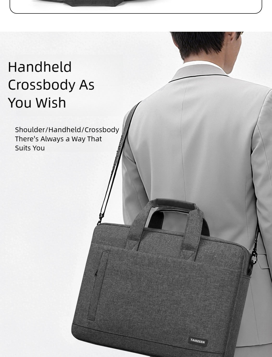 Laptop bag Sleeve Case Shoulder handBag For M3 M4 14 15 15.6 17 inch Macbook Air Pro 13.3 Huawei Asus Dell Notebook Briefcases