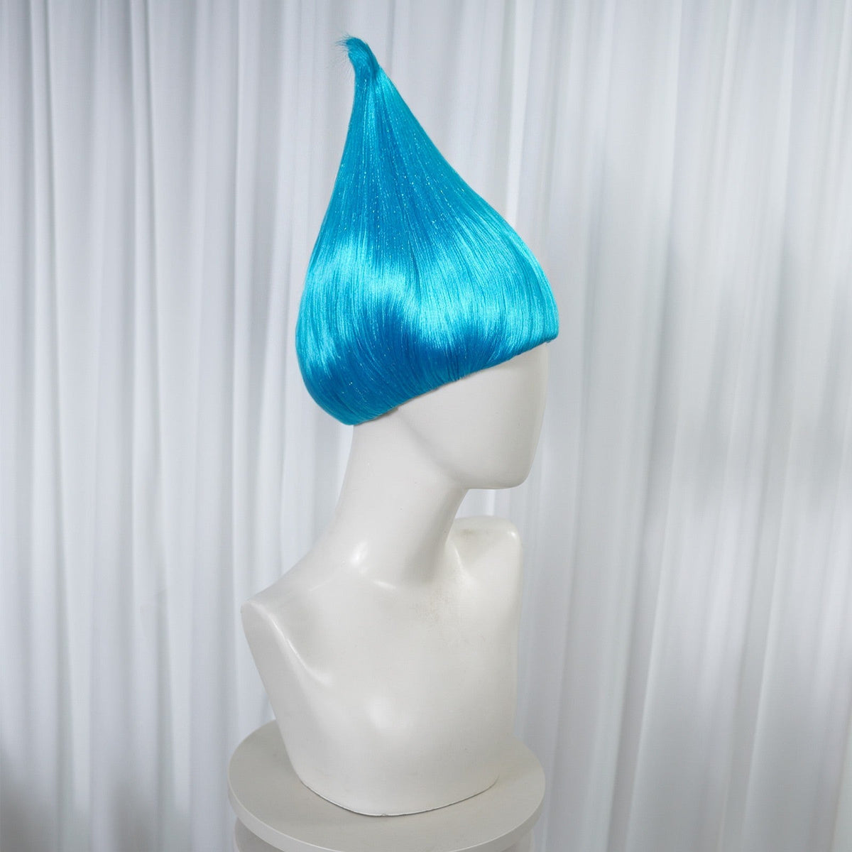 Synthetic Blue Wig for Halloween Party, Funny Cosplay Wig for Adult Men & Women, for Halloween, Themed Parties, Carnival