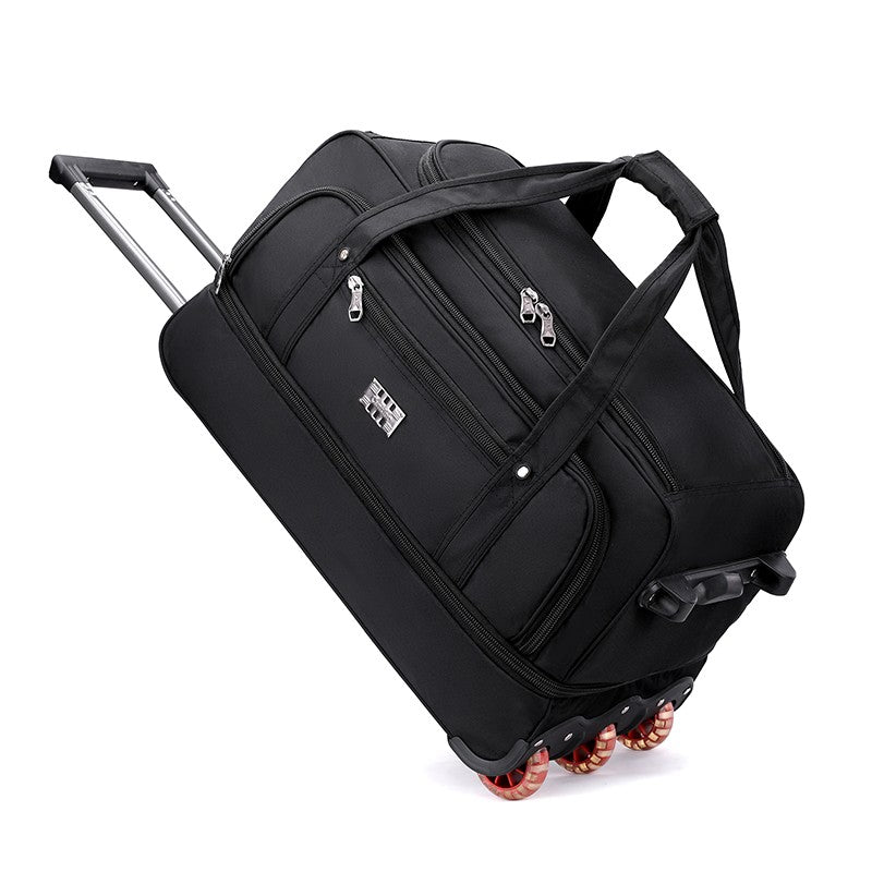Multifunctional Trolley Travel Bag, Large-Capacity Men's and Women's Business Boarding Bag, Short-Distance Luggage Bag, Portable