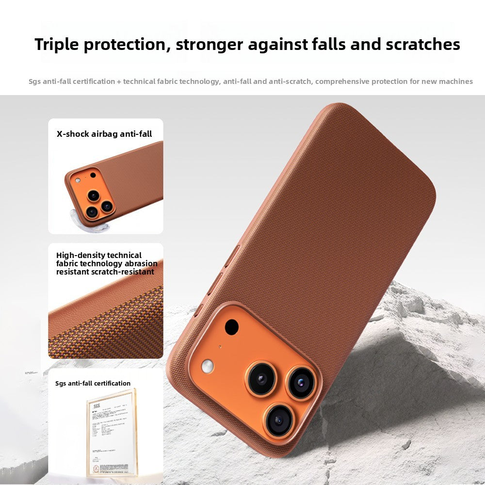 DIVI TechWoven Magsafe Case for iPhone 17 Pro Max Wireless Charge Cover TechWoven Case with MagSafe Magnetic Weaving Texture