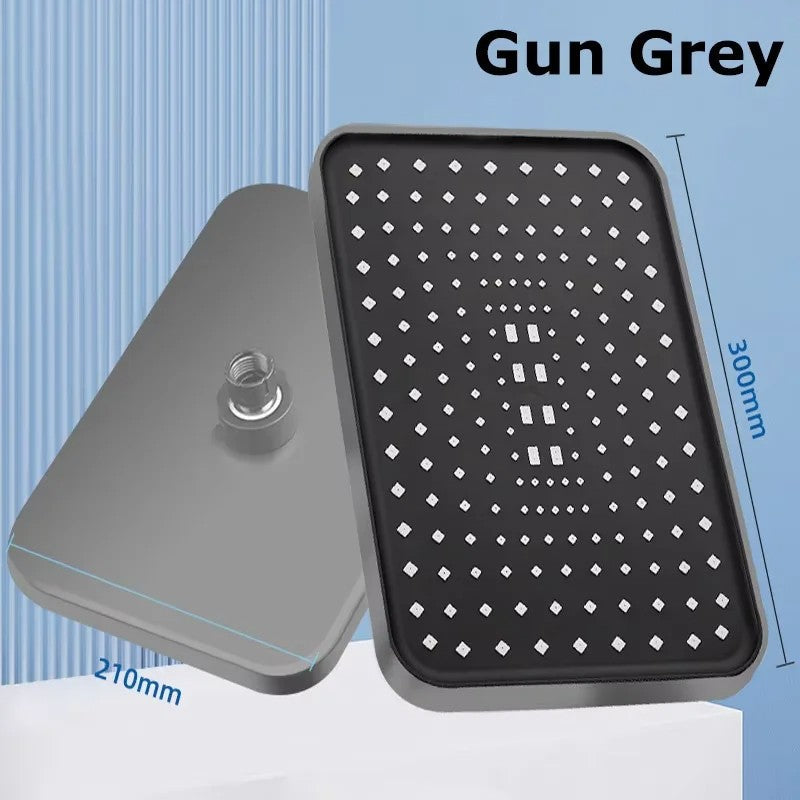 360 ° rotating water-saving shower head top spray pressurized shower head new 14 inch high-pressure shower head high flow