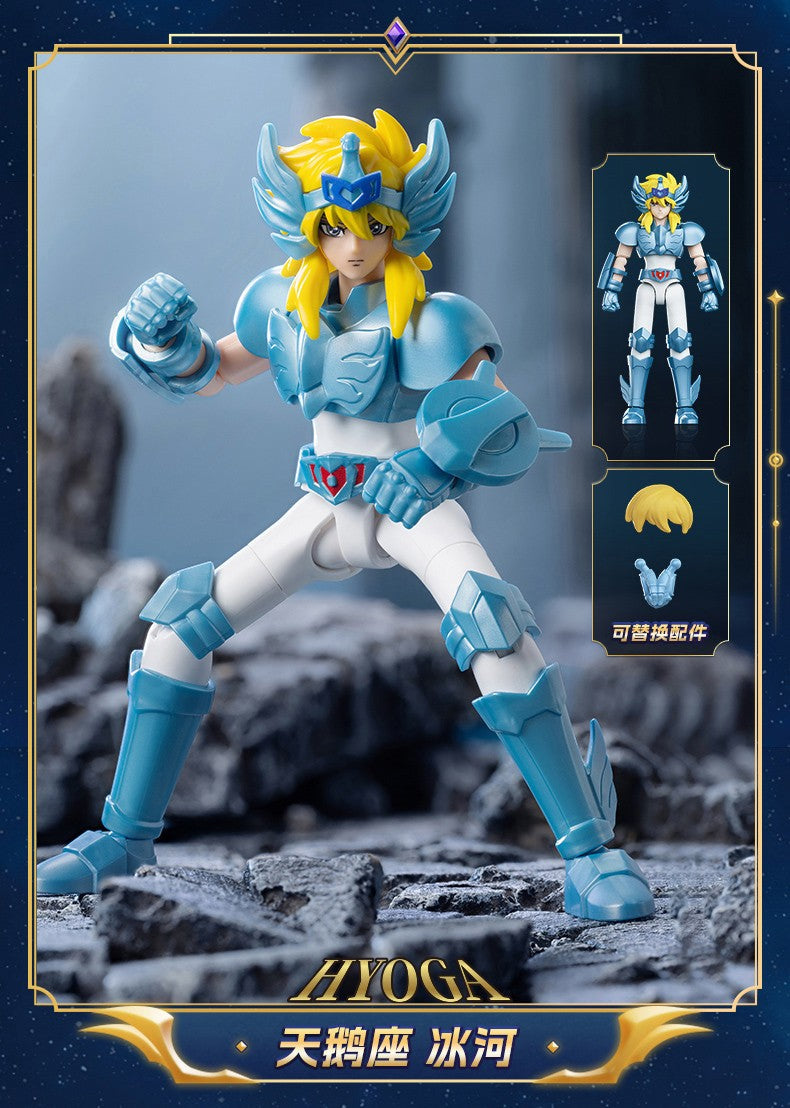Blokees Gold Saint Action Figure Galaxy Version 02 Libra Dohko Sagittarius Saint Seiya Assembling Toys Children Birthday Gift