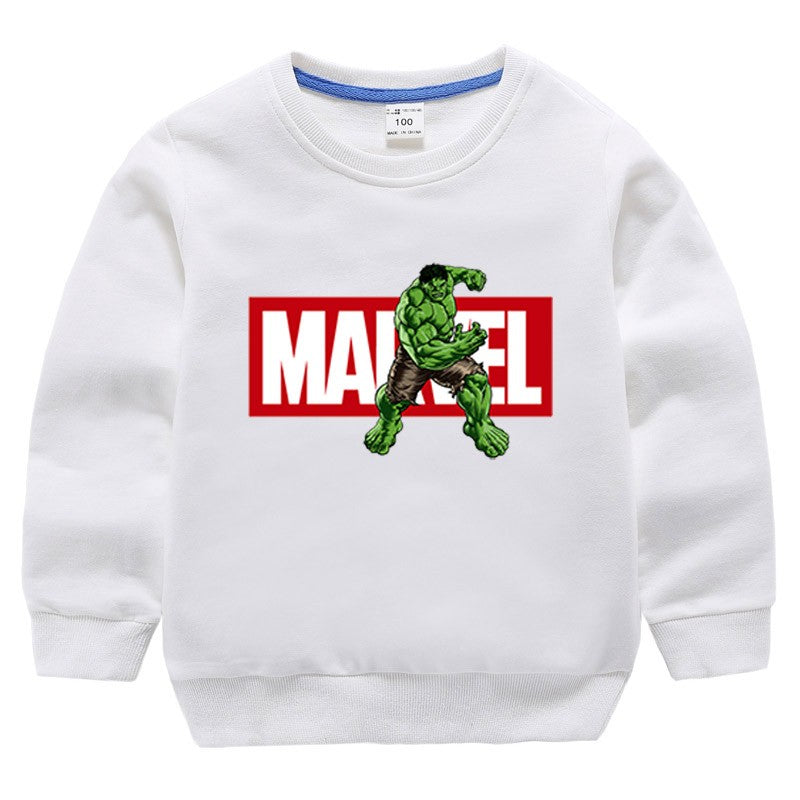 Hot Toys New Spring Autumn New Boys Cartoon Sweaters Children's Clothing Long Sleeve Knitwear Kids Jumper Top Outer Wear