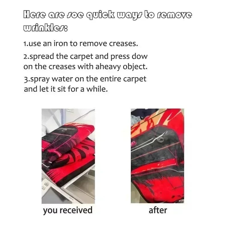 VIKAMA Bathroom Rug- Flannel Soft Toilet Door Mat - Bathroom Entrance Floor Mat - Bathroom Sink Area Carpet Home Decoration