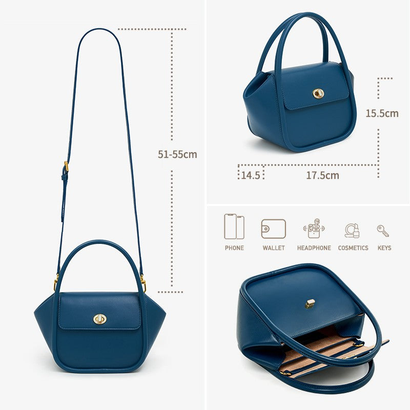BAFELLI NEW 2025 WOMEN'S HANDBAG WINTER WOOL FASHION BENTO EVENING LEATHER ORIGINAL STYLE LUXURY BRAND PURSE SHOULDER CASUAL