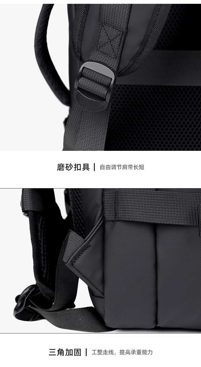 New Men's Backpack Vacuum Compression Backpack Multifunctional Computer Bag Large Capacity Expandable Travel Bag