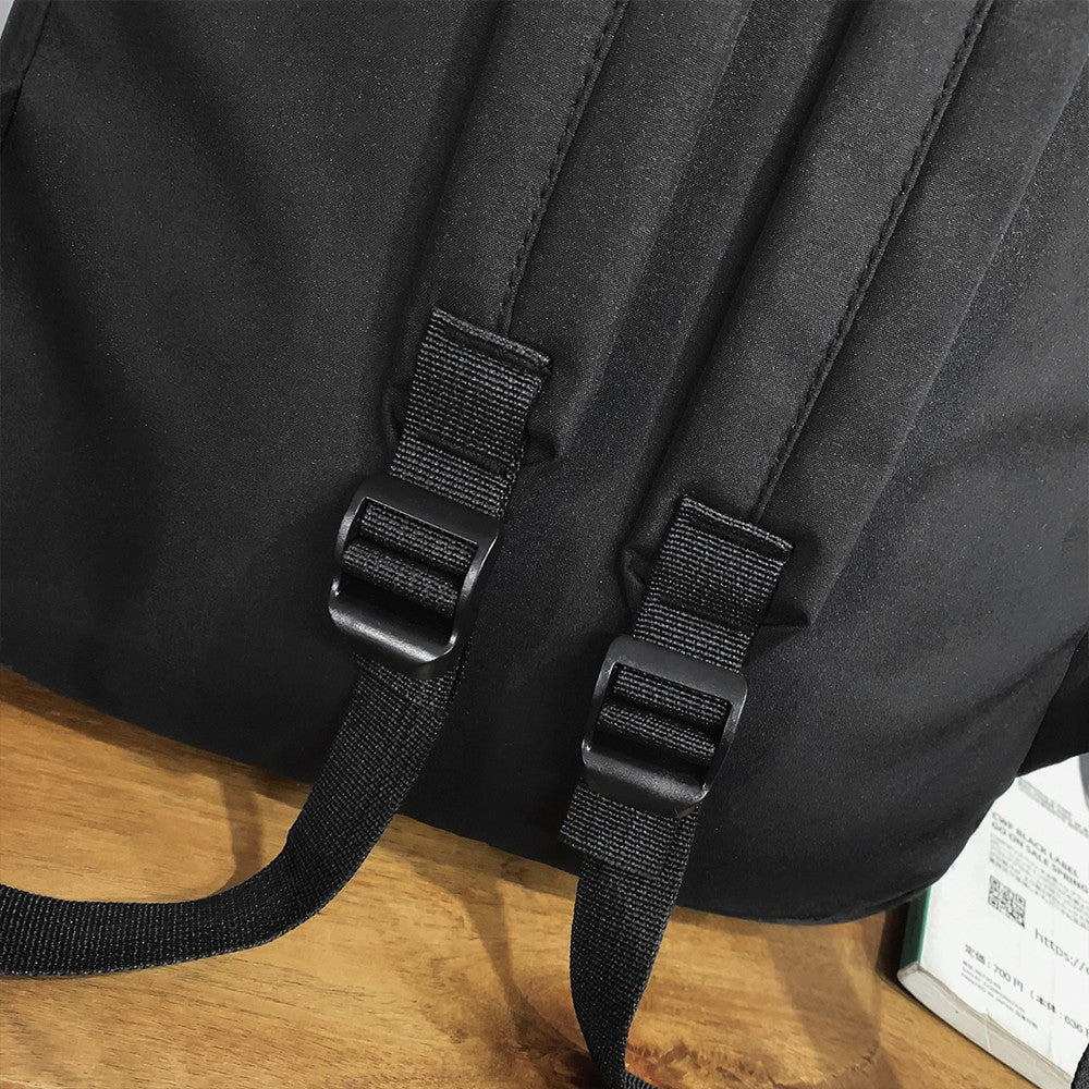High School Student Backpack, Male Campus Backpack, Female College Student Simple Large Capacity Travel Backpack
