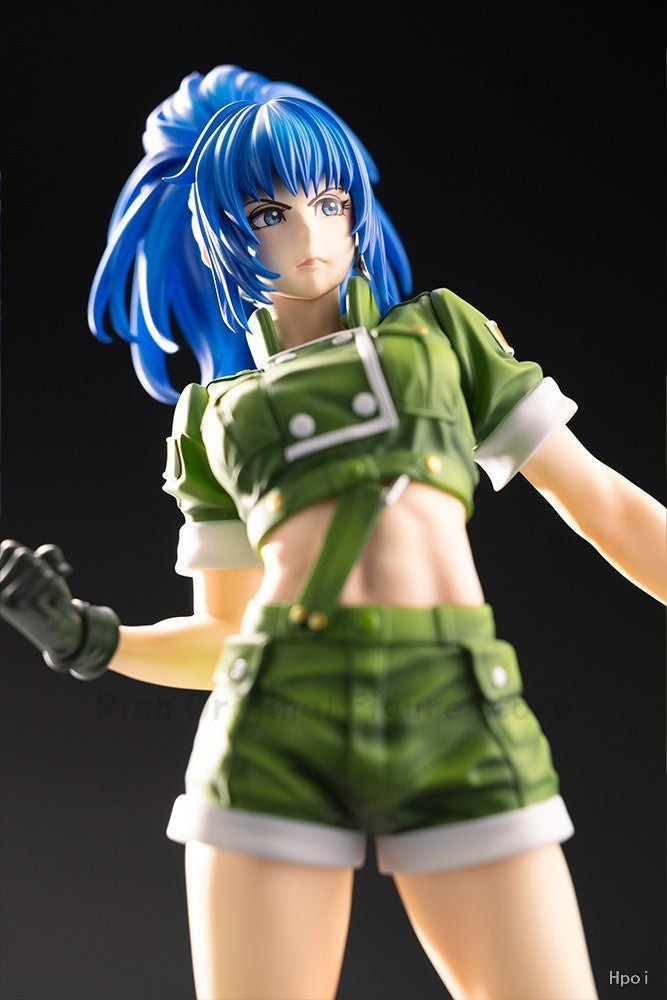 ?In Stcgk?Original Kotobukiya SNK Beauty Girl Series THE KING OF FIGHTERS '97 Leona Heidern Model Toy Statue