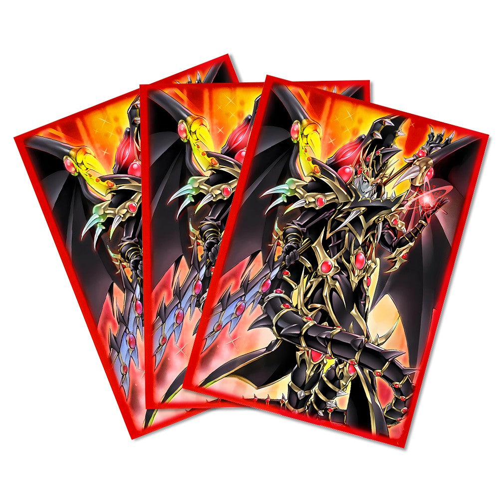 50PCS 63*90mm Flashing Anime Japanese Size Card Sleeves Anti-tear and Anti-wear Trading Card Sleeves Compatible with YGO Cards