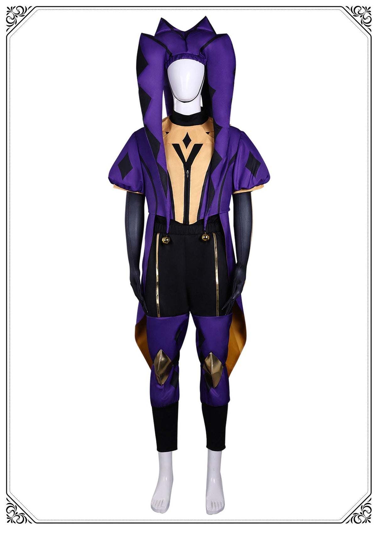 Game The Freak Circus Cosplay Costume Pierrot Jester Harlequin Cosplay Adult Clown Joker Mask Uniform Halloween Carnival Outfits