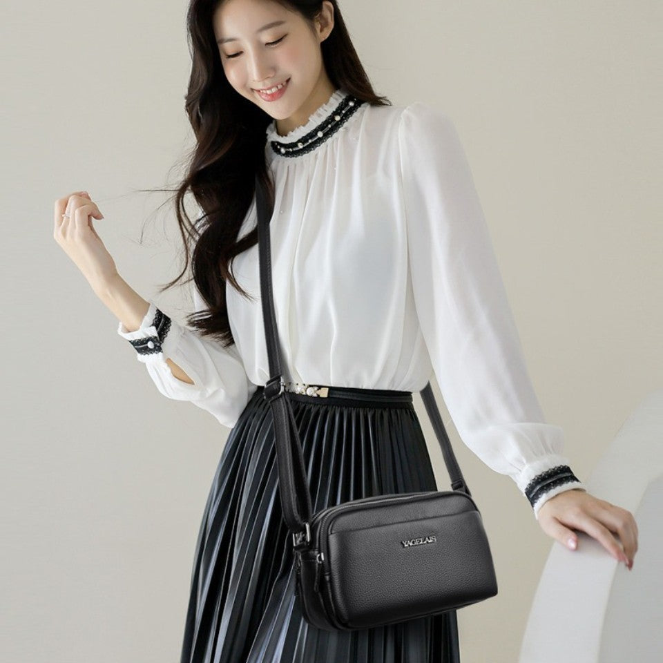 Genuine Brand Luxury Crossbody Bag Women Bags Handbags Designer Soft PU Leather Top Quality Casual Ladies Shoulder Messenger Sac