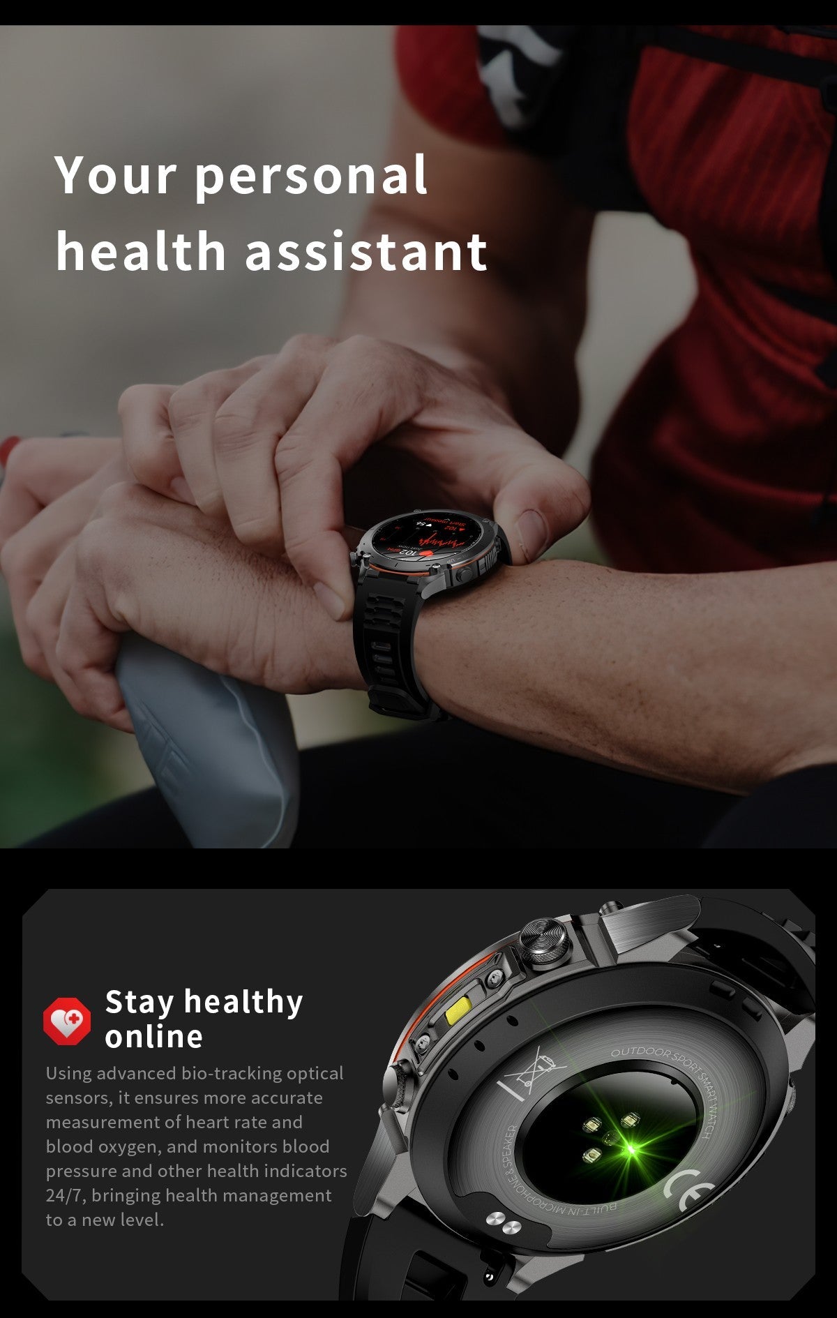 2025 New GUHUAVMI IOS Ultra GPS Smart Watch 10ATM Waterproof Built-in Dual-band GNSS Compass Military Sports Men SWIM Bracelet