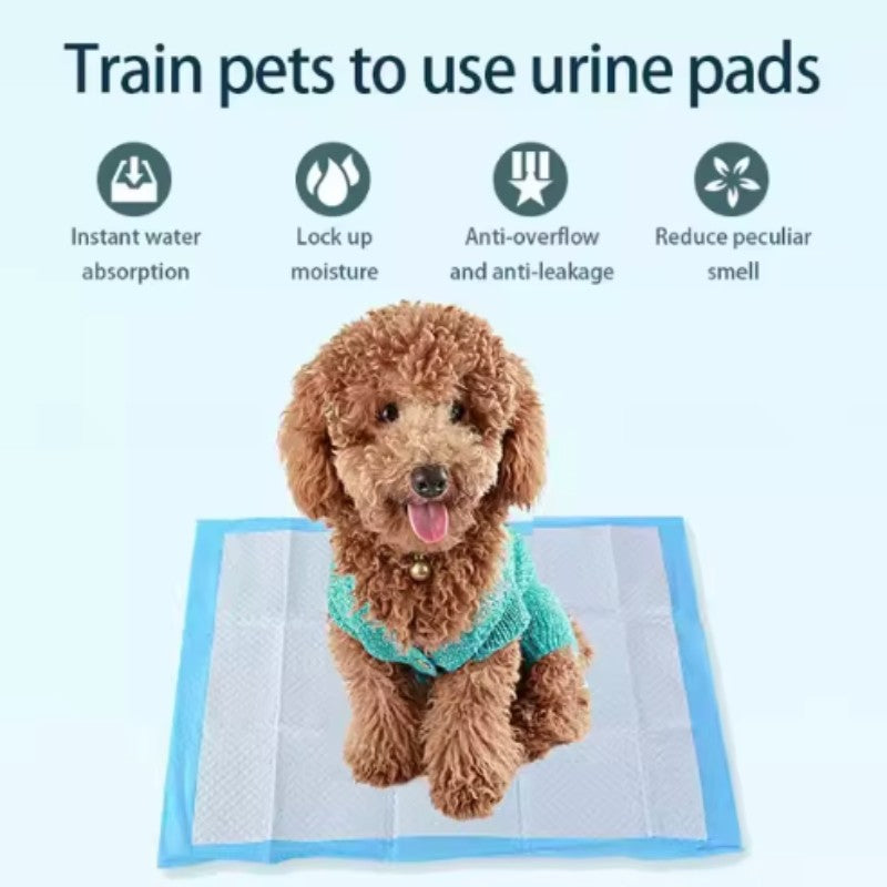 Thickened Absorbent Dog Puppy Training Pads Leak-Proof Quick Dry Pet Urine Mat Disposable Pee Pads