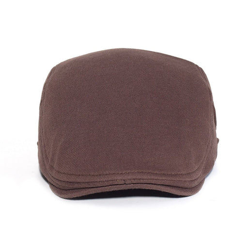Cotton Adjustable Newsboy Caps Men Woman Casual Beret Flat Ivy Cap Soft Solid Color Driving Cabbie Hat Unisex Black Gray Hats