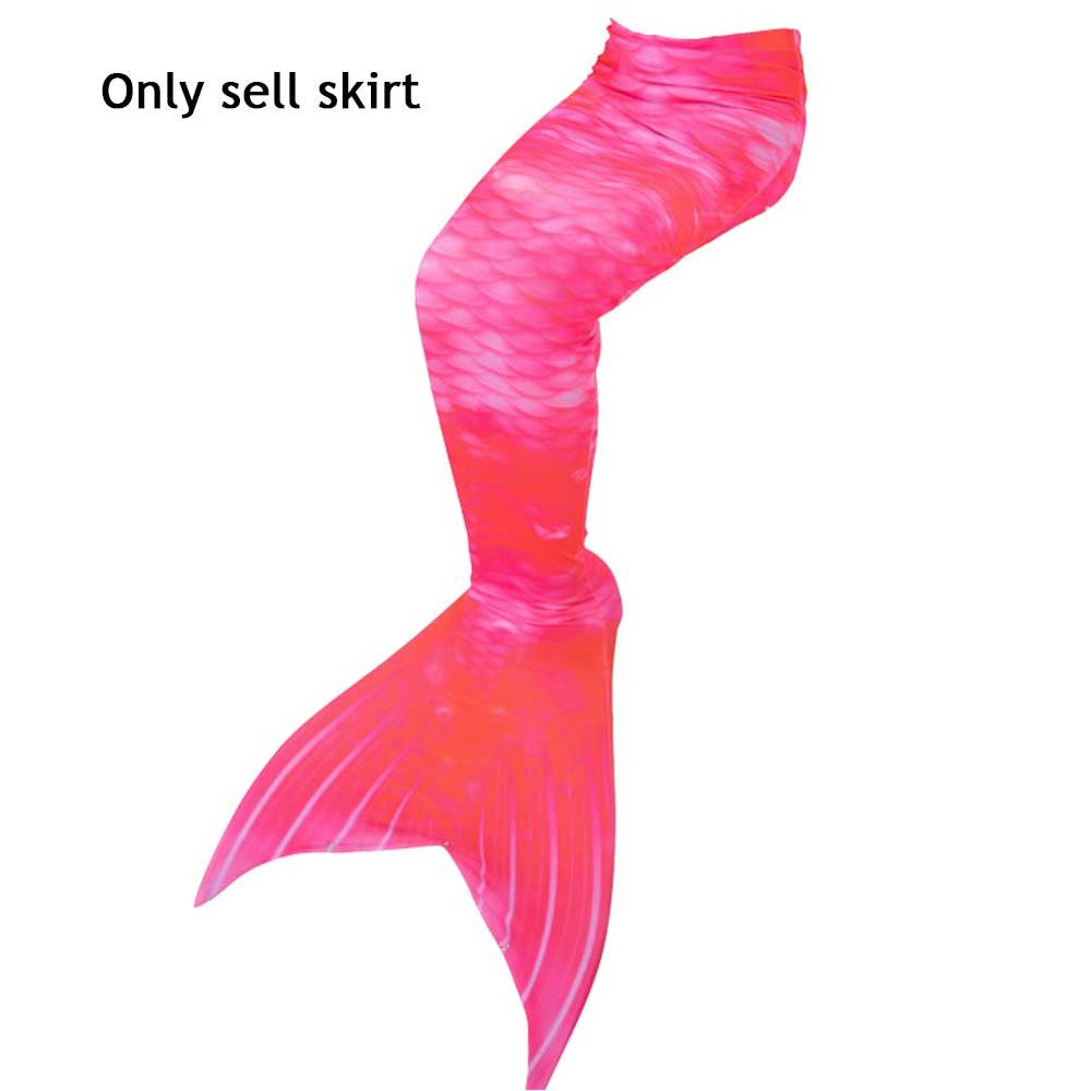 Carnival Summer Kids Swimming Mermaid Tail Mermaid Only 1pcs Skirt Costume Cosplay Children Princess Party Fantasy Swimsuit