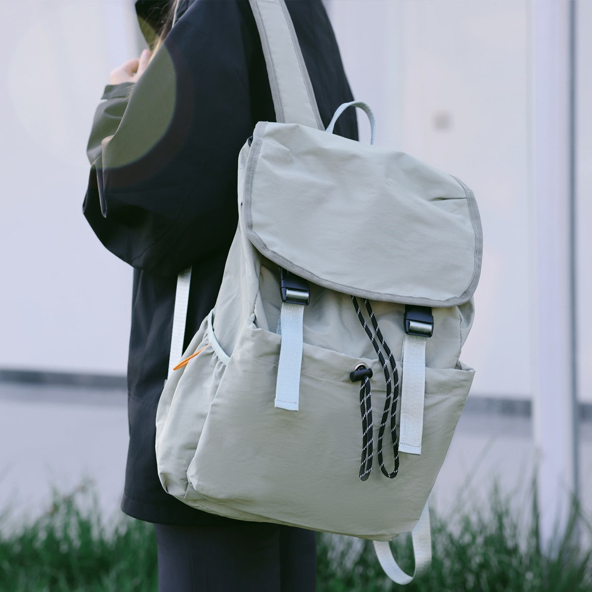 Outdoor Backpack for Women, Lightweight Hiking and Mountaineering Bag, Large Capacity Travel Bag for Men, Drawstring Couple Backpack, Laptop Backpack, Boarding and Camping Bag
