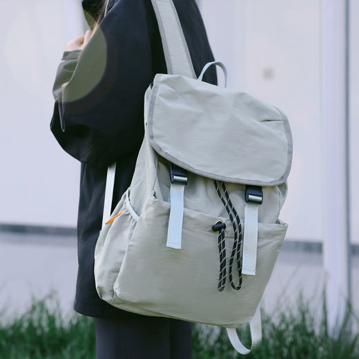 Outdoor Backpack for Women, Lightweight Hiking and Mountaineering Bag, Large Capacity Travel Bag for Men, Drawstring Couple Backpack, Laptop Backpack, Boarding and Camping Bag