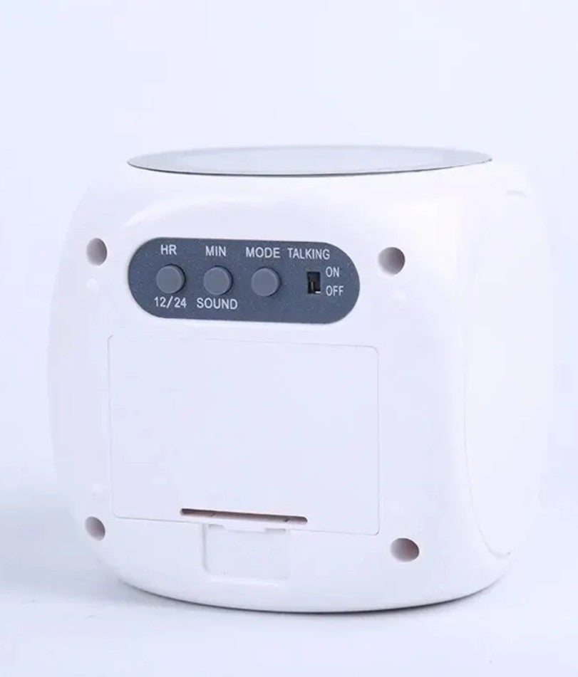 1PCProjection Alarm Clock Ceiling Display Snooze Desk Table Clock Voice Multifunction Digital Projection Clock Temperature Displ