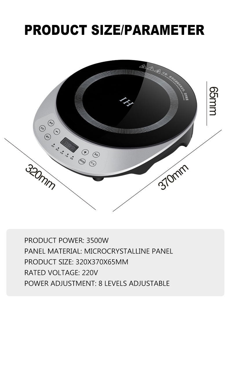 Household 3500W Induction Cooker Cooking Hob fogao cooktop Multifunctional Hot Pot Energy-saving Induction Electric Cook