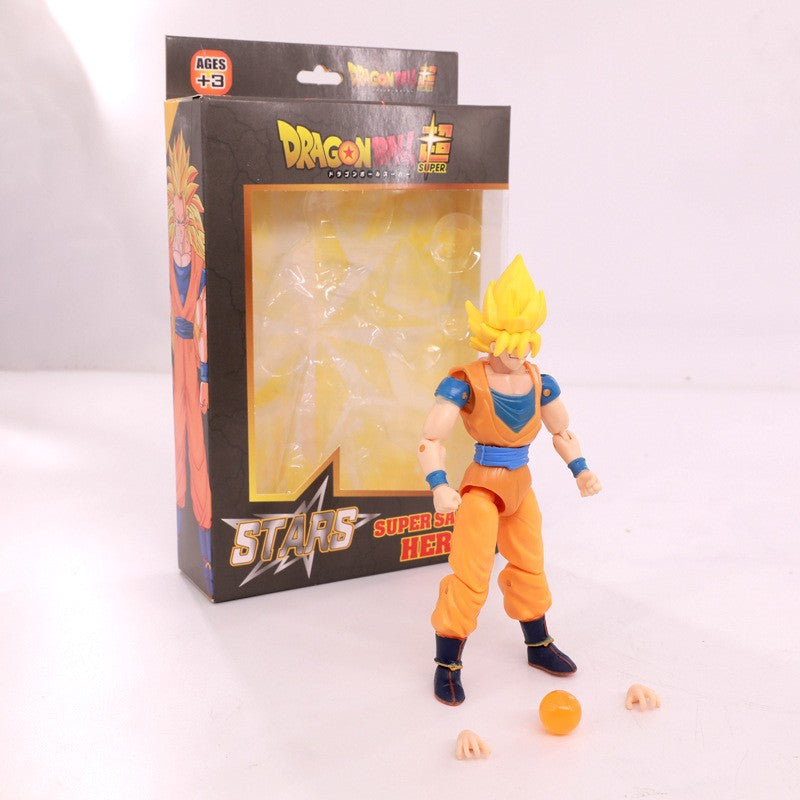 Dragon Ball SHF Goku Vegeta Action Figure Super Saiyan Gogeta Dbz Figurine PVC Collection Model Toys for Kids Gifts