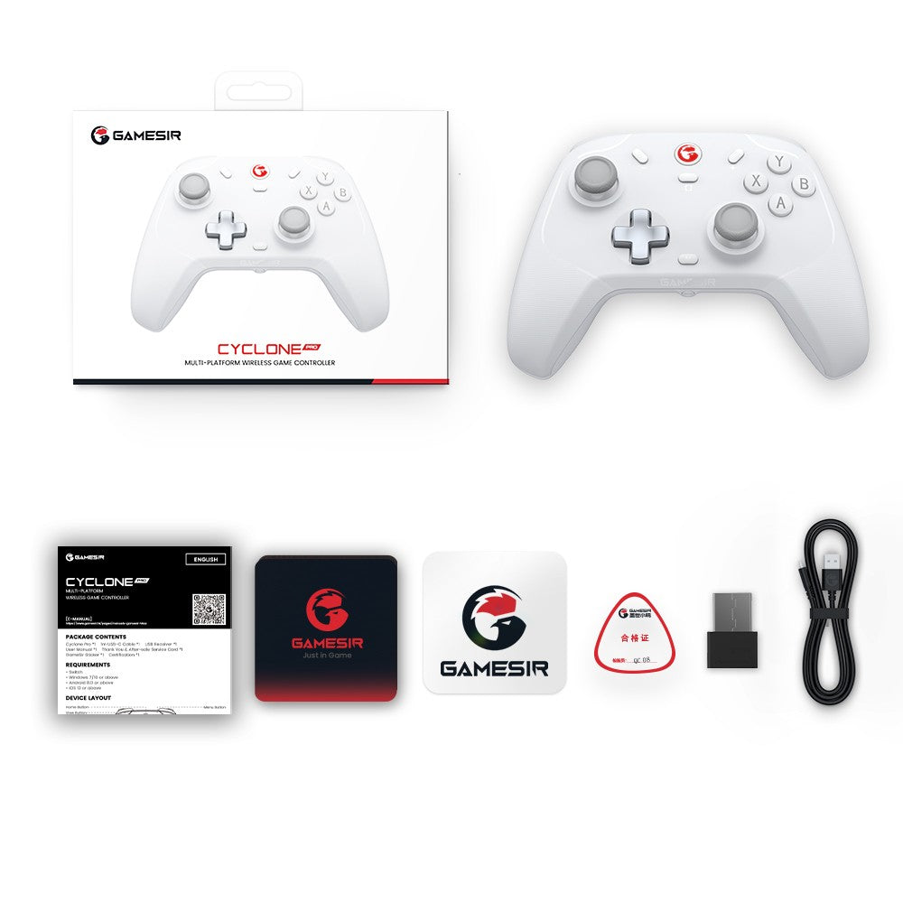 GameSir Cyclone Pro Wireless Switch Controller Bluetooth Gamepad with Hall Effect for Nintendo Switch iPhone Android Phone
