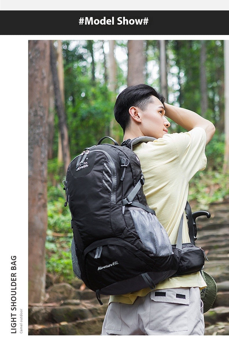 Hiking Backpacks Outdoor Waterproof Men and Women Mountaineering Travel Sports Backpack Large Capacity Camping Bag