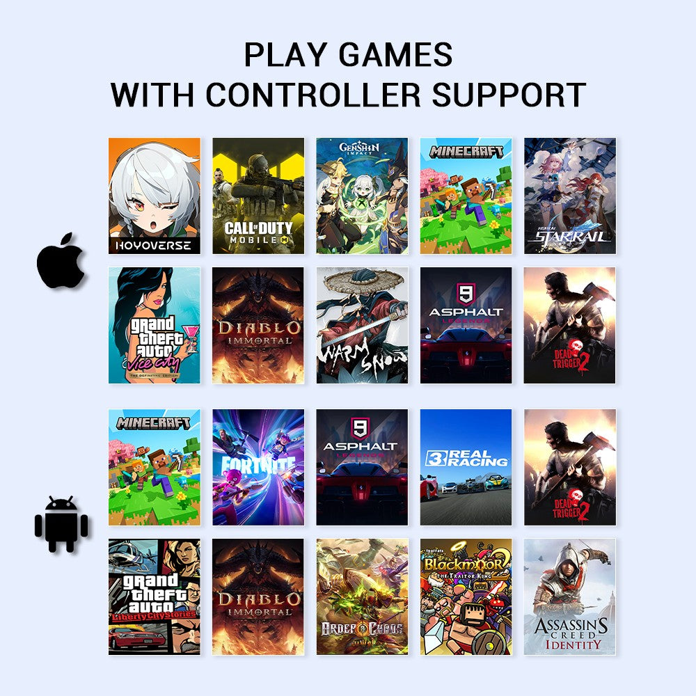 Original GameSir X5 Lite Type-C Mobile Gaming Controller with Membrane Hair Triggers ,Gamesir Hall Effect Sticks for IOS Android