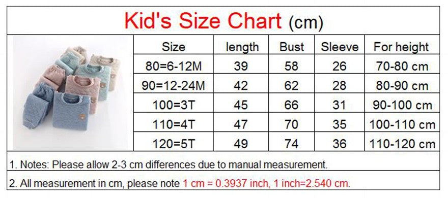 Winter Kids Pajamas For Baby Children Thermal Underwear Clothes Suit Three Layers Thick Cotton Toddler Boys Girls Sleepwear Set