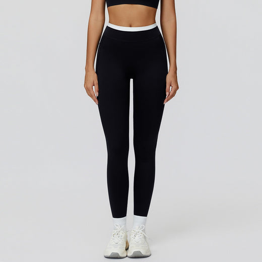 High Waist Fitness Sports Leggings Solid Yoga Leggings Women Gym Workout Trousers Female Quick Dry Push Up Slim Yoga Pants